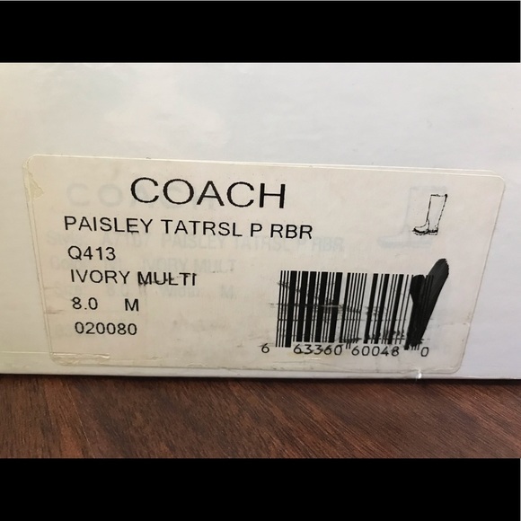 Coach Raspberry Rain Boots - Picture 7 of 7